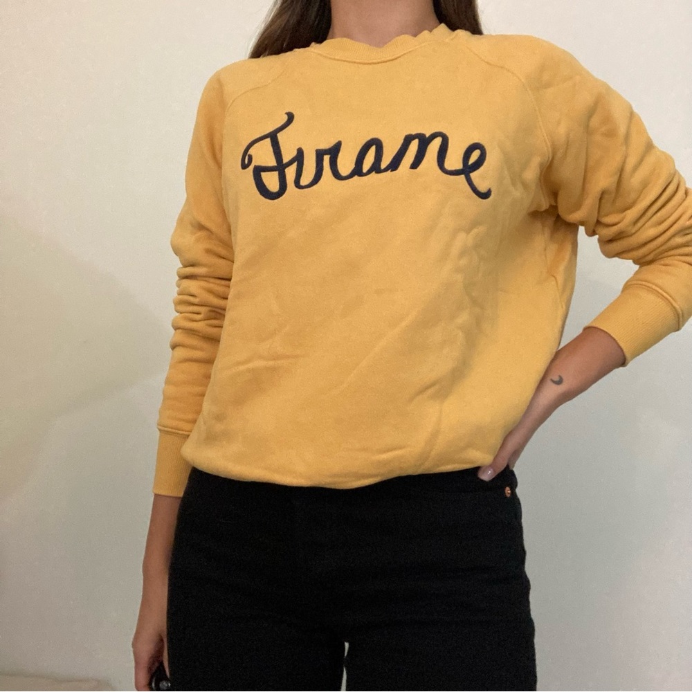 Frame Old School Embroidered Sweatshirt - Picture 3 of 5